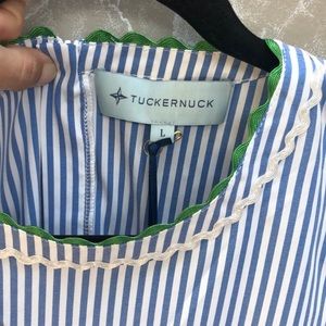 Tuckernuck Jamie Blue Striped dress